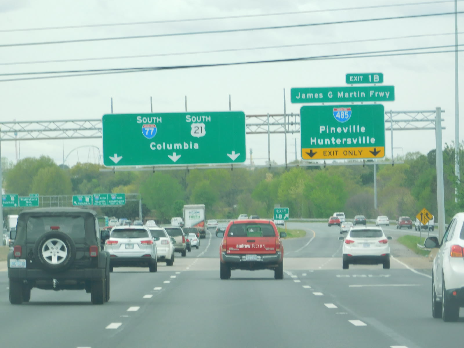 Interstate 77 in Charlotte, North Carolina